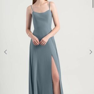 Jenny Yoo “Kiara” Bridesmaid Dress in Mayan Blue